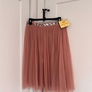 Maya Tulle Pink Skirt